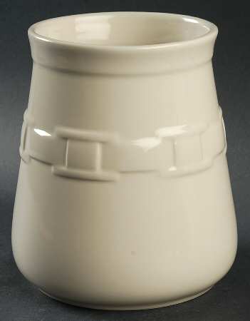 Woven Traditions Ivory Kitchen Crock No Wood Lid