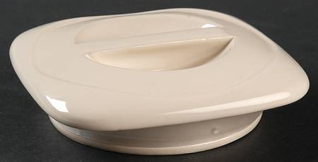 Woven Traditions Ivory Lid For Small Square Canister