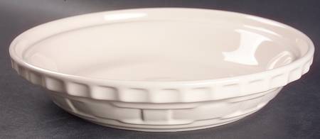 Woven Traditions Ivory 10" Pie Baking Plate by Longaberger