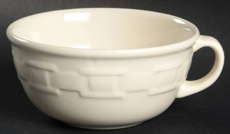 Woven Traditions Ivory Soup Mug