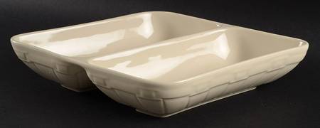Woven Traditions Ivory Divided Server by Longaberger