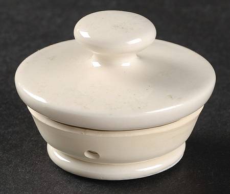 Woven Traditions Ivory Lid for 3" Storage Jar