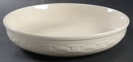 Woven Traditions Ivory 13" Round Serving Bowl