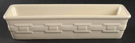Woven Traditions Ivory Cracker Server-Boat
