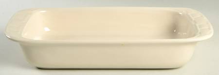 Woven Traditions Ivory 13'' Rectangular Baker by Longaberger