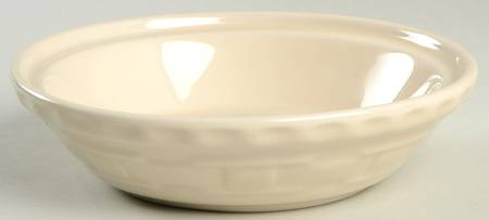 Woven Traditions Ivory 7" Pie Baking Plate