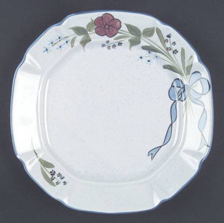 Blue Bouquet 13" Chop Plate (Round Platter)