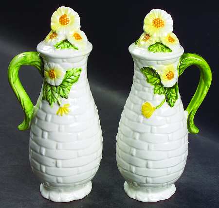 Rustic Daisy Oversized Salt & Pepper Set
