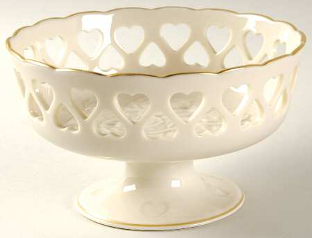 Heart Collection Round Compote (Height X Width)