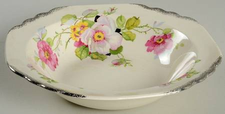 Wild Rose 8" Round Vegetable Bowl