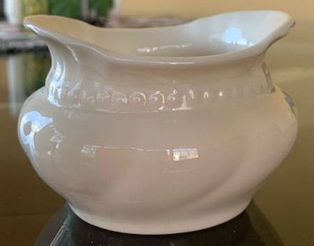 Colonial Collection (No Trim, Green Backstamp) Sugar Bowl & Lid