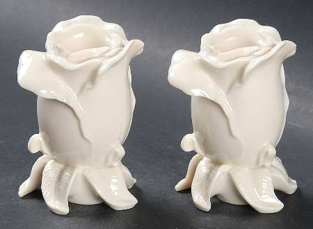 Floral Gallery Collection Single Candlestick - Set of 2