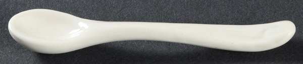 Swan Col Crm (Notrim, Closetail, Green Stamp) Individual Salt Spoon