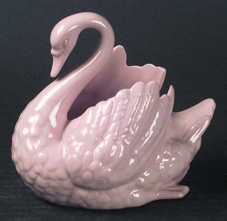 Swan Col Coral (No trim, Closetail, Green Stmp) by Lenox