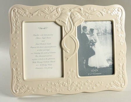 Wedding Promises Collection Double Frame-Holds 5" X 7"