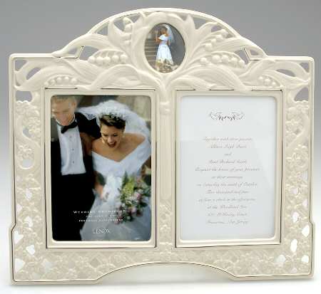 Wedding Promises Collection Double Frame-Holds 5" X 7"