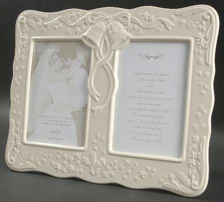 Wedding Promises Collection Double Frame-Holds 5" X 7"
