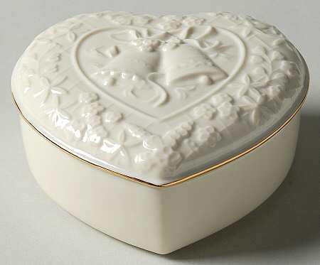 Wedding Promises Collection Heart Shape Box & Lid
