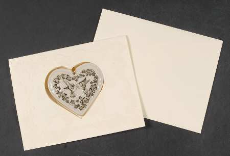 Wedding Promises Collection Gift Card w/China Heart