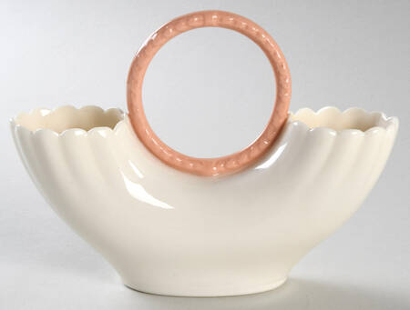 Classic Coral Double Bud Vase
