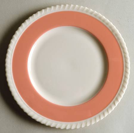 Classic Coral Salad Plate