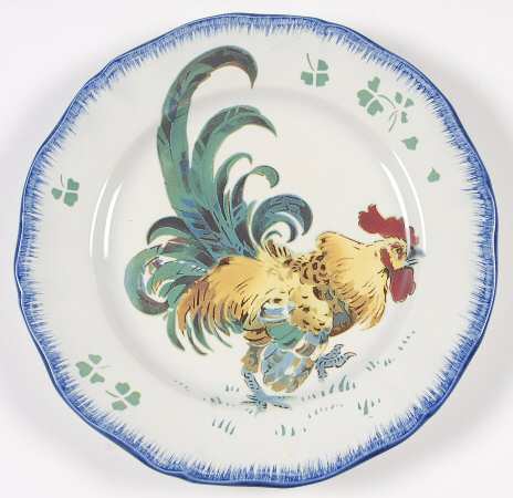 Les Coqs Dinner Plate