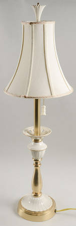 Matelasse 33" Electric Lamp & Shade