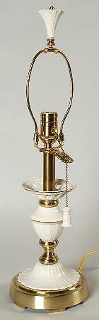 Matelasse 20" Electric Lamp No Shade