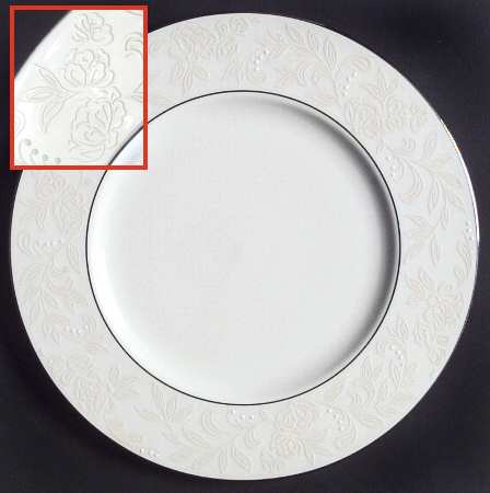 Faith Accent Luncheon Plate