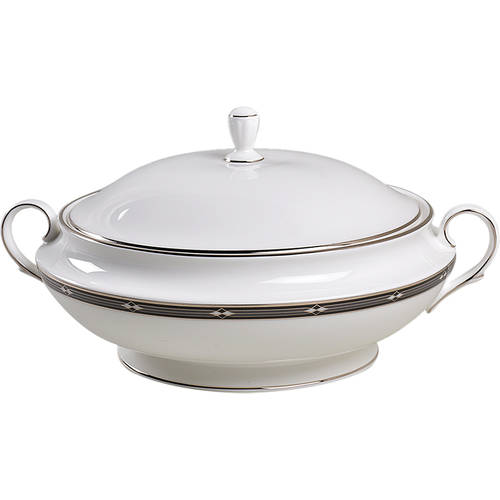 Diamond Solitaire Round Covered Vegetable