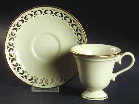 Modano Lace Footed Cup & Saucer Set