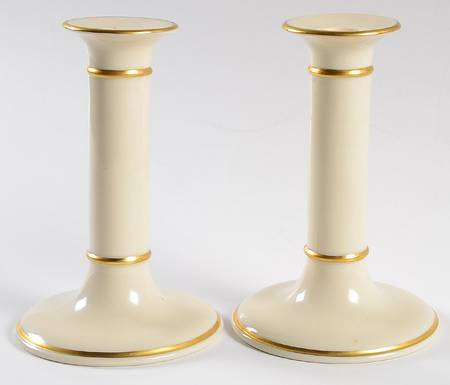 Windsor Collection Gold 7" Candlestick - Set of 2