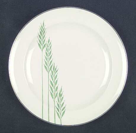 Green Wheat (Round) Luncheon Plate