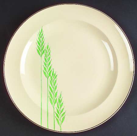 Green Wheat (Round) by Leigh Potters