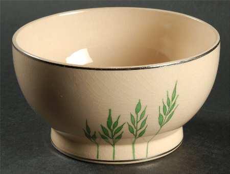Green Wheat (Round) Cranberry Bowl