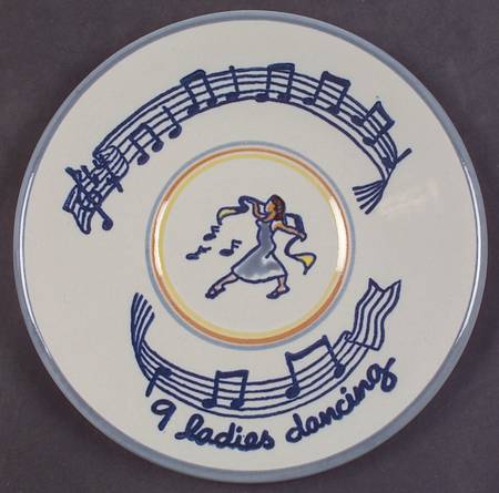 Twelve Days of Christmas Dessert/Pie Plate