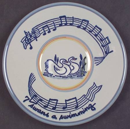 Twelve Days of Christmas Dessert/Pie Plate by Louisville