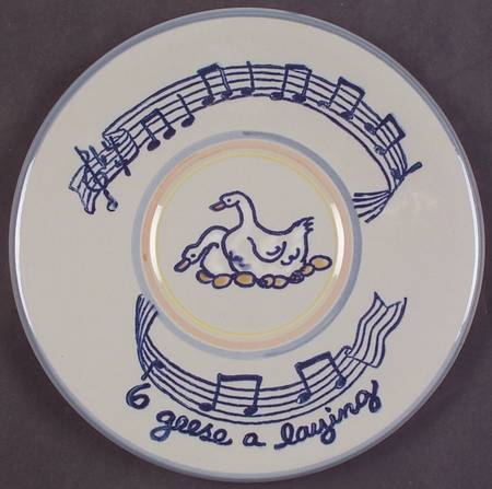 Twelve Days of Christmas Dessert/Pie Plate