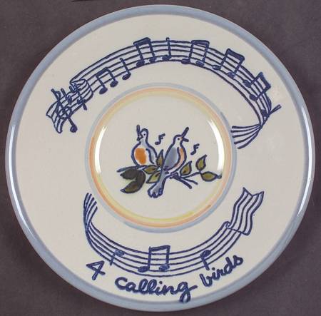 Twelve Days of Christmas Dessert/Pie Plate by Louisville