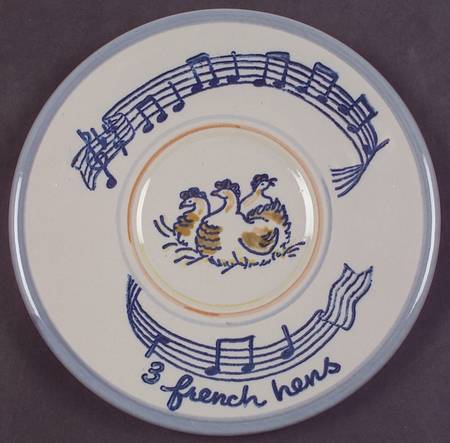 Twelve Days of Christmas Dessert/Pie Plate