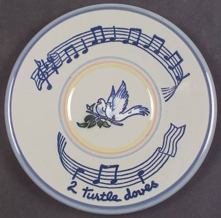 Twelve Days of Christmas Dessert/Pie Plate