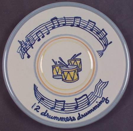 Twelve Days of Christmas Dessert/Pie Plate by Louisville