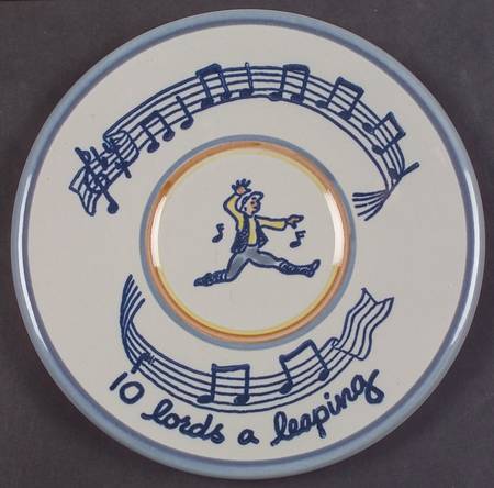 Twelve Days of Christmas Dessert/Pie Plate