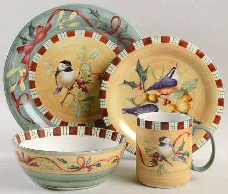 Winter Greetings 4 Piece Place Setting