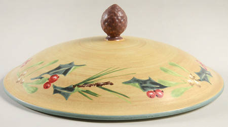 Winter Greetings 3 Quart Covered Round Baker, Lid Only