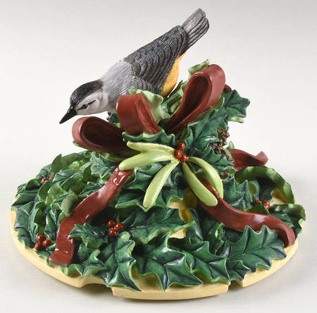 Winter Greetings Electric Water Fountain Top