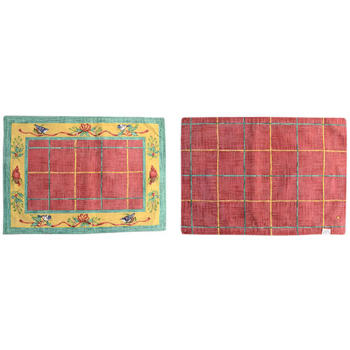 Winter Greetings Reversible Cloth Placemat