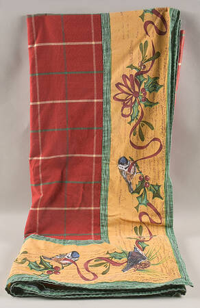 Winter Greetings 66" Square Tablecloth