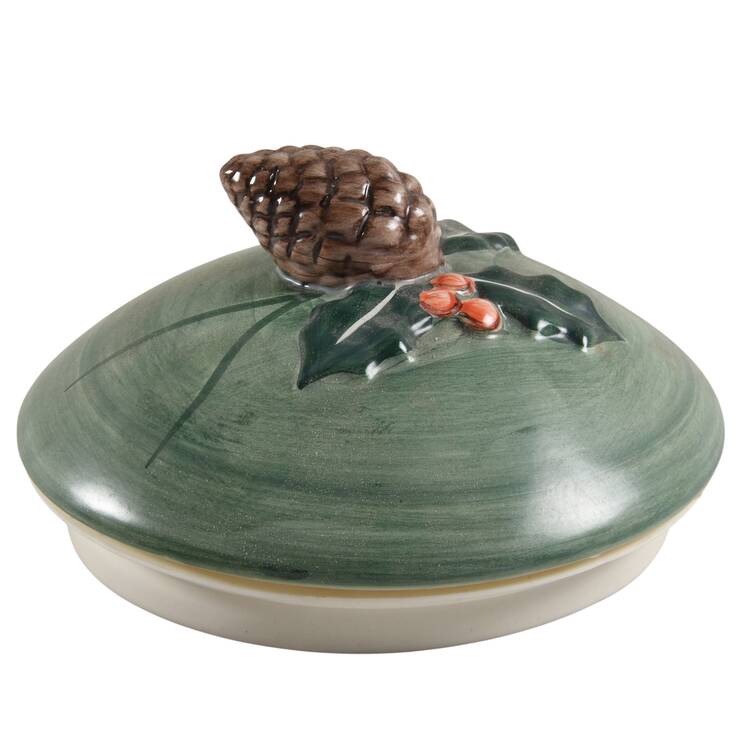 Winter Greetings Lid for Cookie Jar