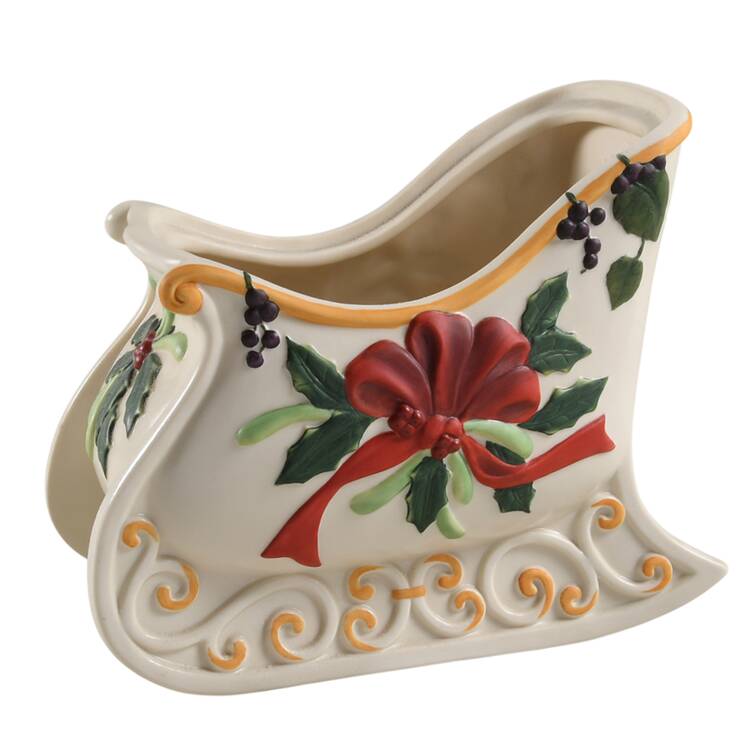 Winter Greetings Figural Cookie Jar No Lid
